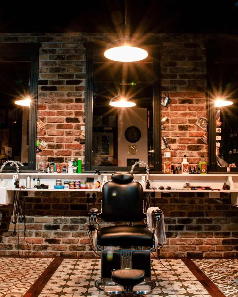 Interiér barbershopu