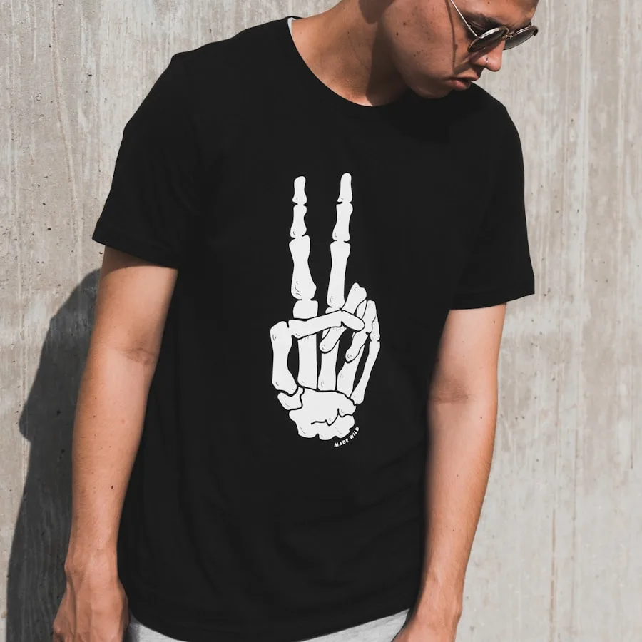 BOTIQ Bones Tee Black — foto 1