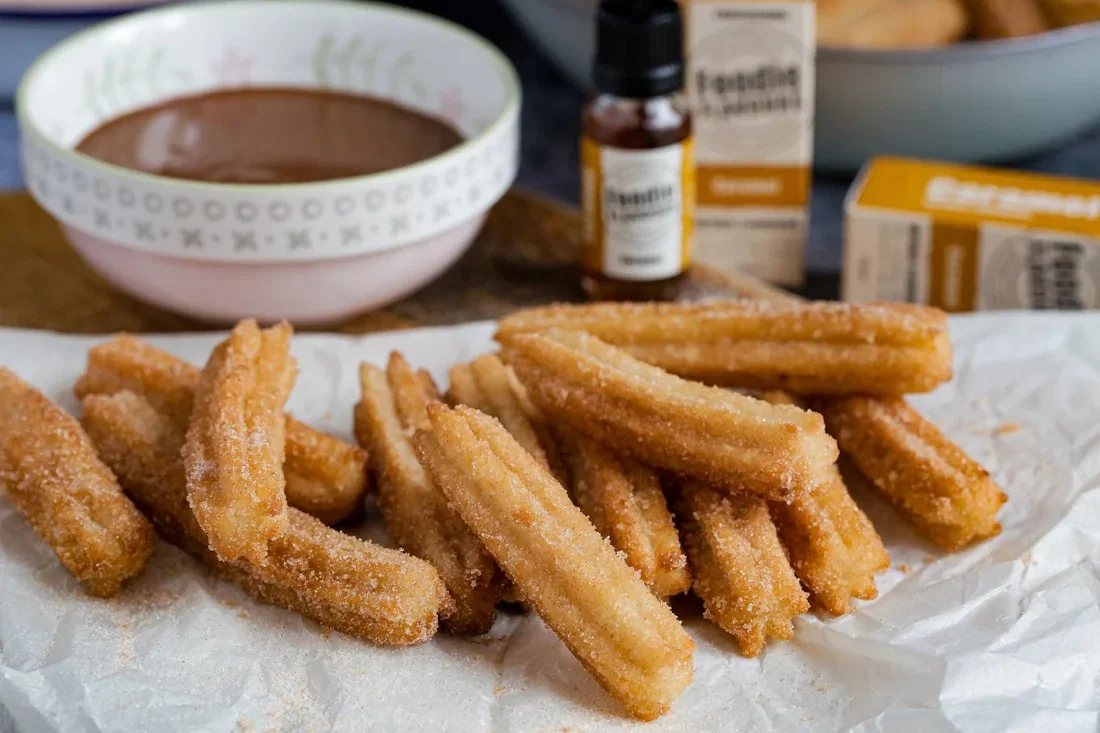 Churros s dulce de leche