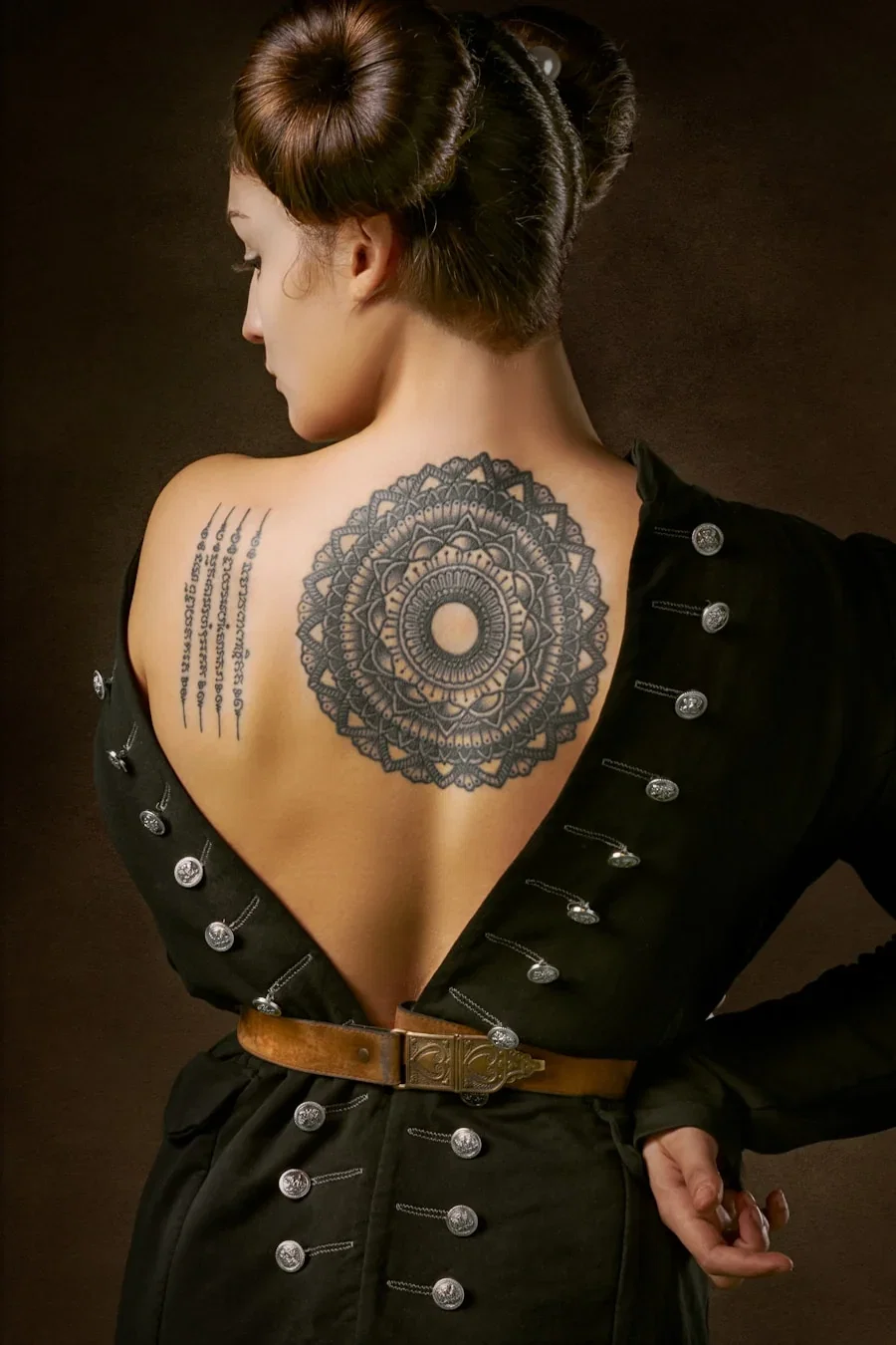Mandala na zádech